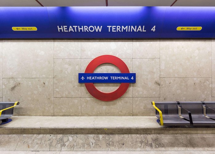 Heathrow Terminal 4 tube station photo