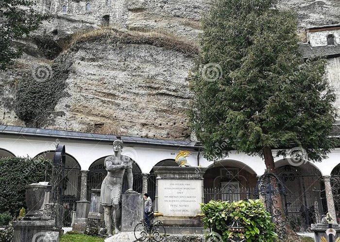 St Peter's Cemetery St. Peters Monastery and Cemetery in Town of Salzburg, Austria ... photo