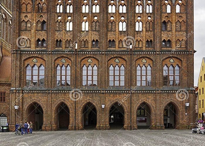 Stralsund Old Town Hall Stralsund Town hall editorial stock image. Image of travel - 78254279 photo