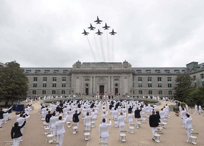 US Naval Academy Ex Scientia Tridens": The U.S. Naval Academy photo