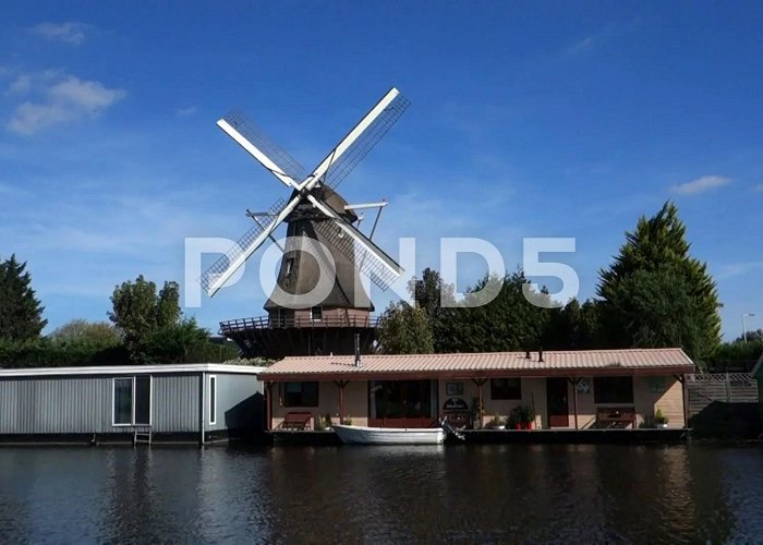 The Sloten Windmill Molen van Sloten Amsterdam | Stock Video | Pond5 photo