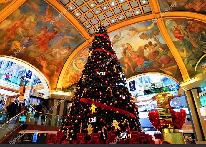 Galerias Pacifico Buenos Aires Argentina November 2019 Giant Christmas Tree Galerias ... photo