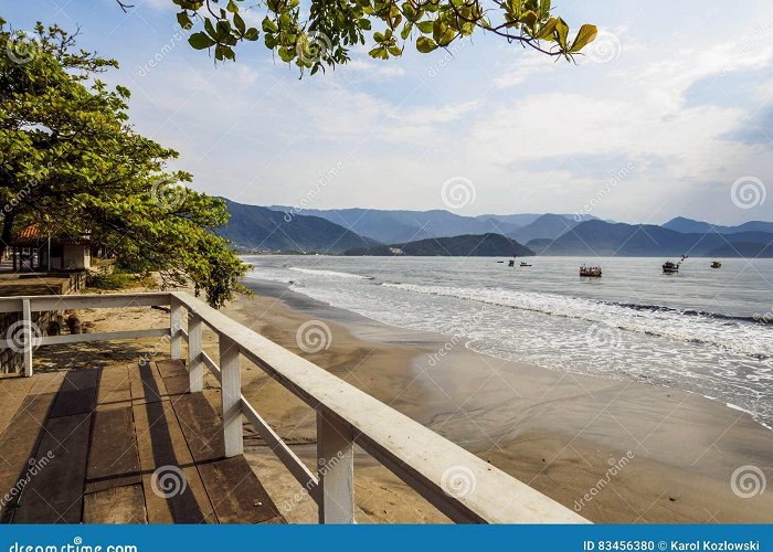 Lazaro Beach Ubatuba, Brazil stock photo. Image of landscape, beach - 83456380 photo
