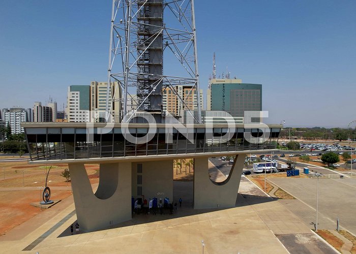 Television Tower Cityscape Of Television Tower And Statio... | Stock Video | Pond5 photo