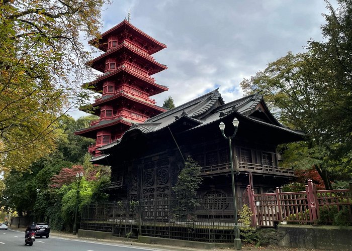 Museum of the far east A Japanese Pagoda in Laeken, Brussels : r/belgium photo