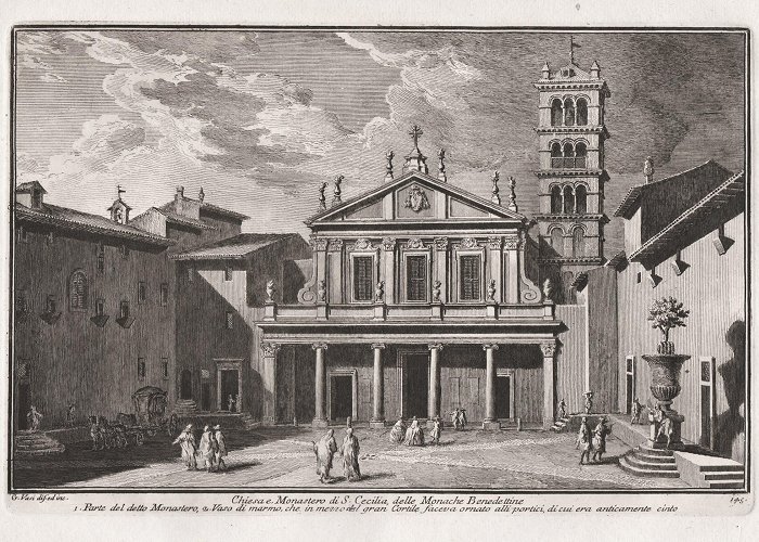 Chiesa di Santa Cecilia in Trastevere Chiesa e Monastero di S. Cecilia, delle Monache Benedettine ... photo