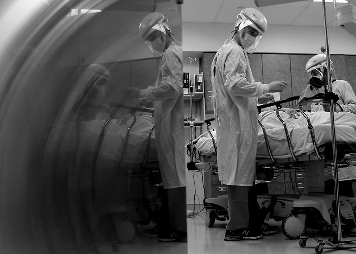 National Jewish Health PHOTOS: Staff at National Jewish Health work as COVID-19 surges photo