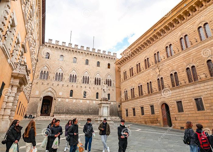 Piazza Salimbeni The Piazza Salimbeni is a Prominent Square in Central Siena, Italy ... photo
