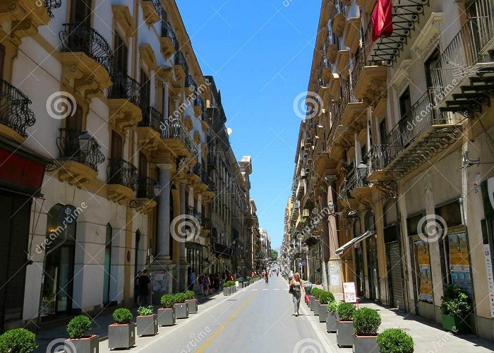 Via Maqueda A Street in the City Center of Palermo, Italy Editorial Stock ... photo