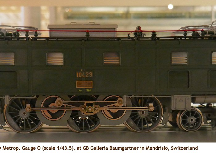 Galleria Baumgartner Fig.6 – ME-801, CH SBB Ae 3/6 II (10429) by Metrop. Gauge O (scale ... photo