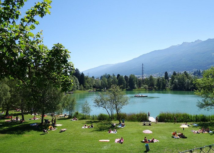 Lake Baggersee Summer in Tyrol - Tyrol - Austria photo