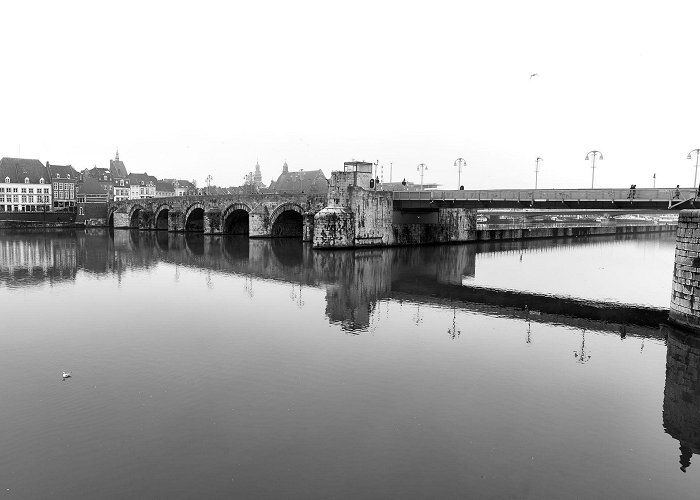 St Servaas Bridge Empty St. Servaas bridge in foggy Maastricht by Math Meertens — YouPic photo