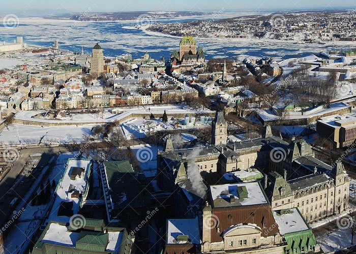 Observervatoire de la Capital Quebec City in Winter, Canada Stock Photo - Image of america ... photo
