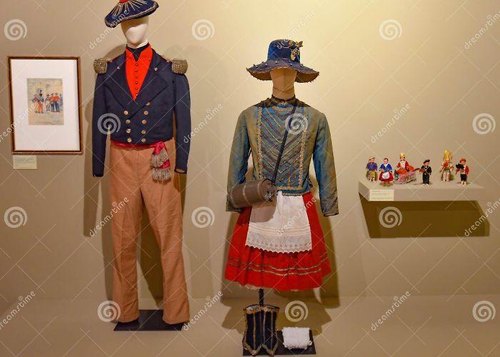 Musee Basque Bayonne, France - Traditional Textiles and Costumes Artifacts on ... photo