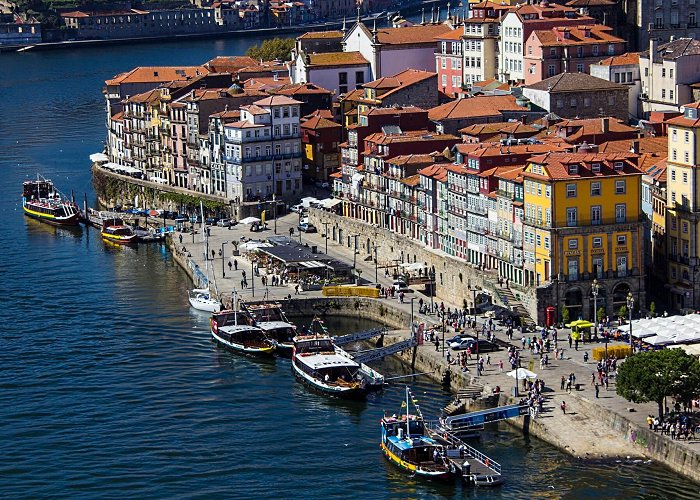 Ribeira Square Exploring the Enchanting Ribeira Zone in Porto. photo