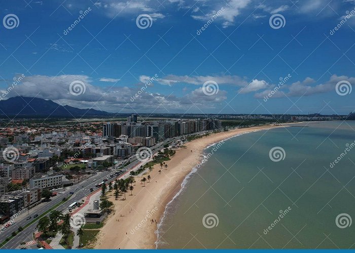 Camburi Beach Aerial View of Camburi Beach and Residential Buildings in Vitoria ... photo