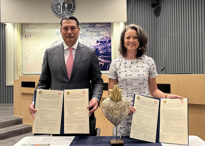 Public library Palm Springs Signs Sister City Agreement with San Miguel de Allende photo