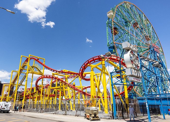 Coney Island Cyclone Roller Coaster How COVID inspired Coney Island's new Phoenix roller coaster photo