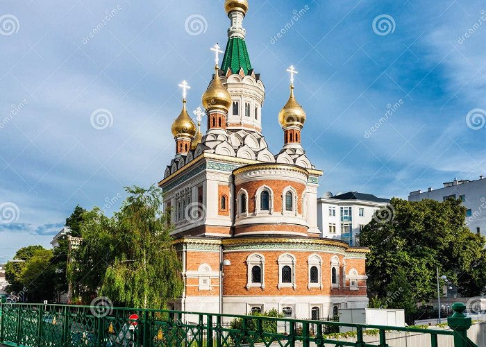 Russian Orthodox Cathedral of St. Nicholas Russian Orthodox St Nicholas Church in Vienna Austria Stock Image ... photo