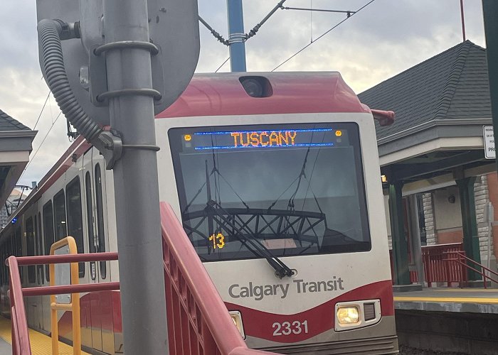 Brentwood C train  Transit signs : r/Calgary photo