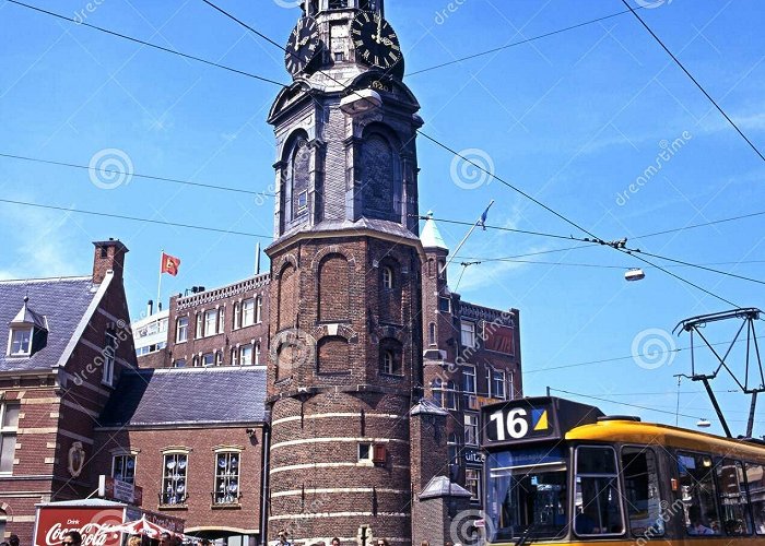 Munttoren Munttoren Clock, Amsterdam. Editorial Photography - Image of ... photo