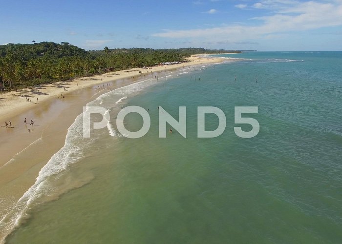 Coqueiros Beach Coqueiros beach filmed by the drone, Tra... | Stock Video | Pond5 photo