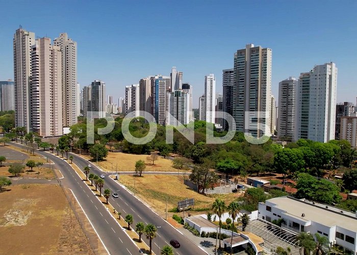 Flamboyant Park Downtown Goiania Brazil. Panoramic view ... | Stock Video | Pond5 photo
