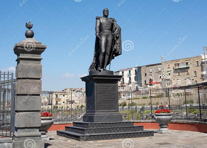 Pietrarsa Railway Museum Bronze Statue of King Ferdinand II of Naples in Pietrarsa Railway ... photo