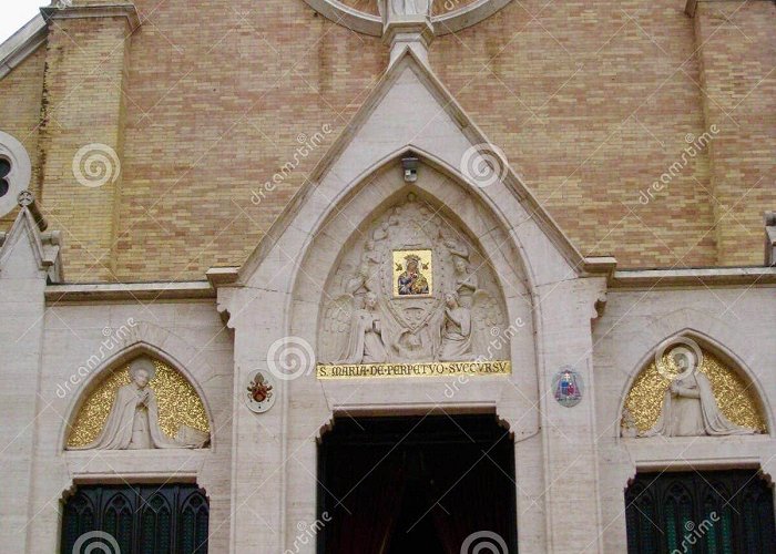 Esquiline Exterior of the Church of St. Alphonsus Liguori, Rome, Italy Stock ... photo