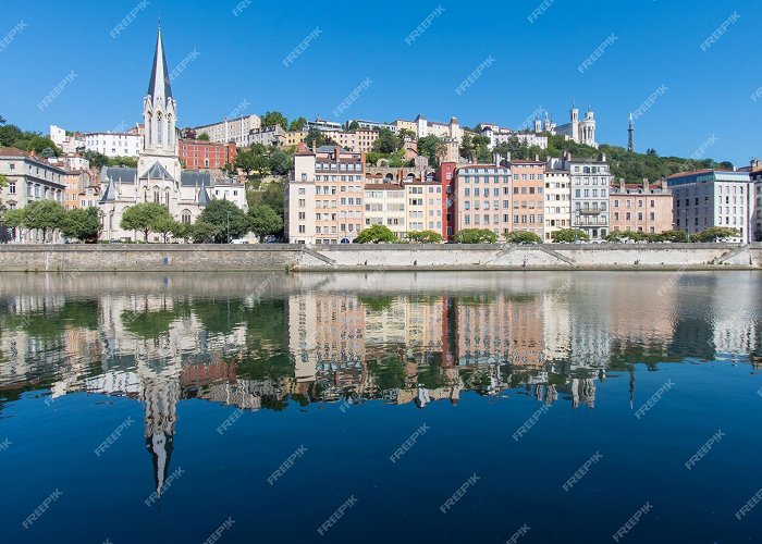 Fourviere Hill Premium Photo | View of the saint-georges church in old lyon the ... photo