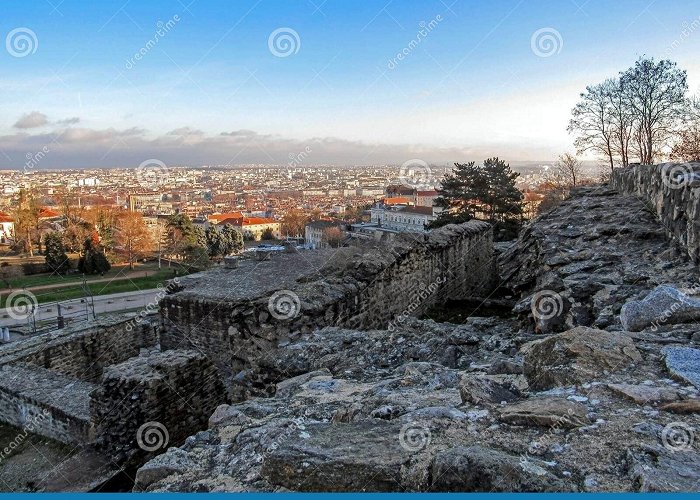 Fourviere Hill Ancient Roman Era Theatre of Fourviere and Odeon on the Fourviere ... photo