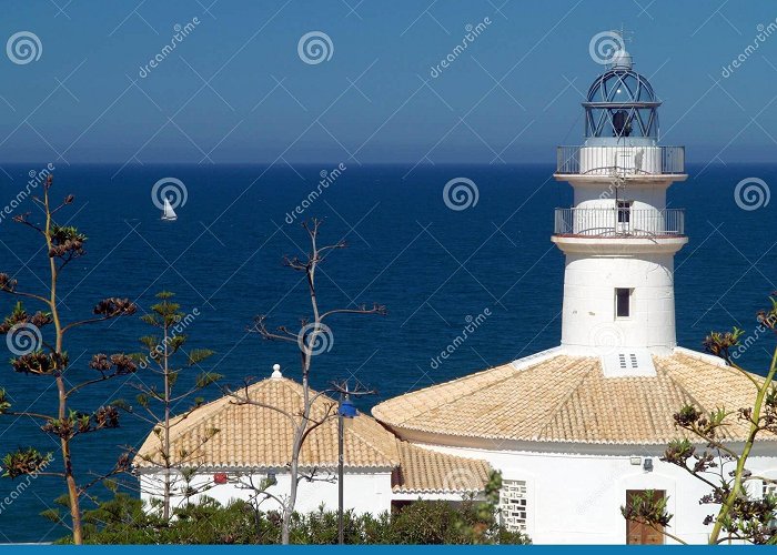 Cullera Lighthouse Lighthouse in Cullera Valencia. Stock Image - Image of roof, spain ... photo