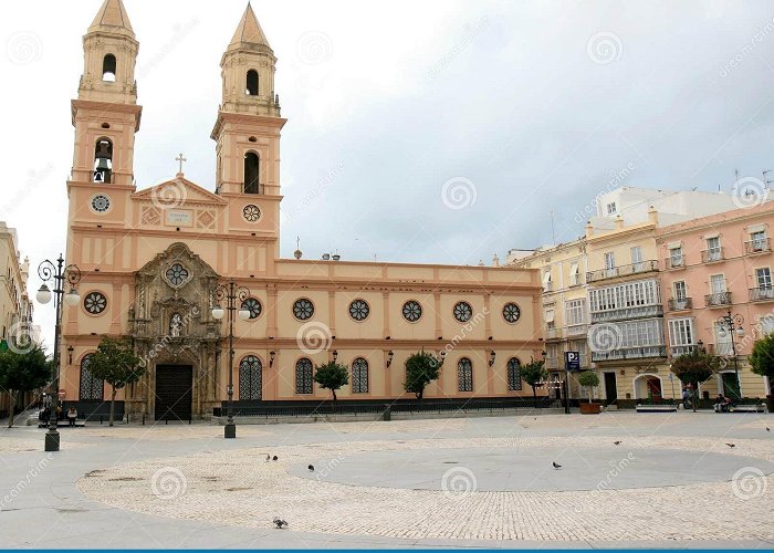 Plaza San Antonio Plaza San Antonio and Same Church in Cadiz, Spain Editorial Stock ... photo