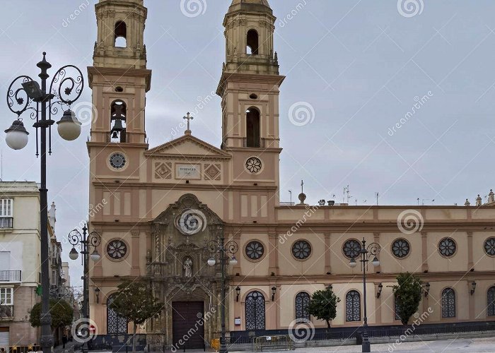 Plaza San Antonio Church of San Antonio, Cadiz, Spain Stock Image - Image of carving ... photo