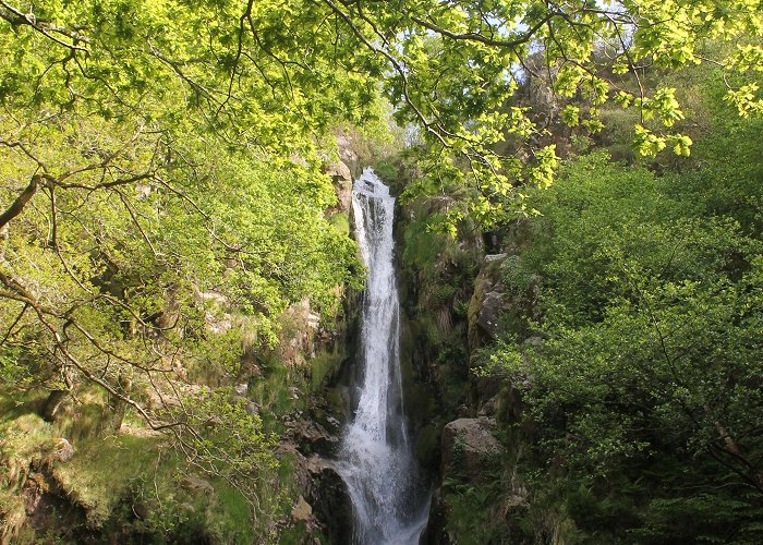Pozo da Ferida Pozo da Ferida Waterfall in Viveiro, Galicia, Spain photo