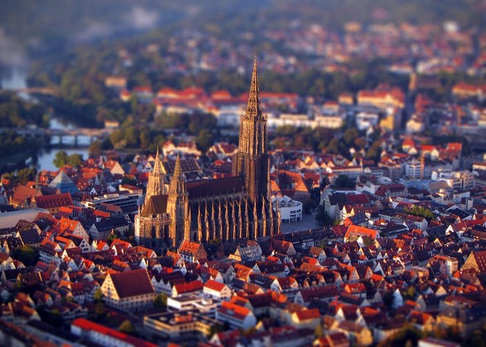Cathedral Ulm Ulm Minster (Germany) - The tallest church in the world : r/tiltshift photo