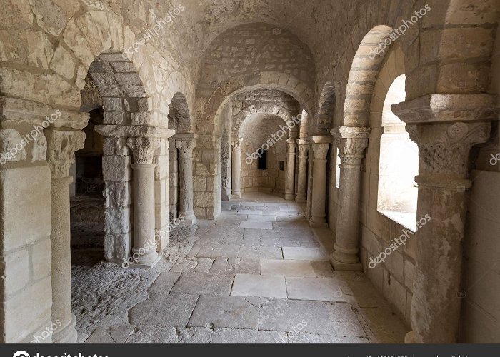 Montmajour Abbey Romanesque Chapel of St. Peter in Montmajour Abbey near Arles ... photo
