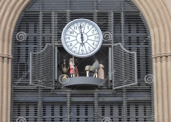 Tarragona Town Hall Spain: the Clock Tower at the Market Hall in Tarragona Stock Photo ... photo