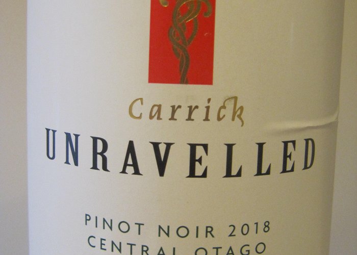 Carrick Wines 2018 Carrick, “Unravelled”, Pinot Noir, Central Otago, New Zealand ... photo