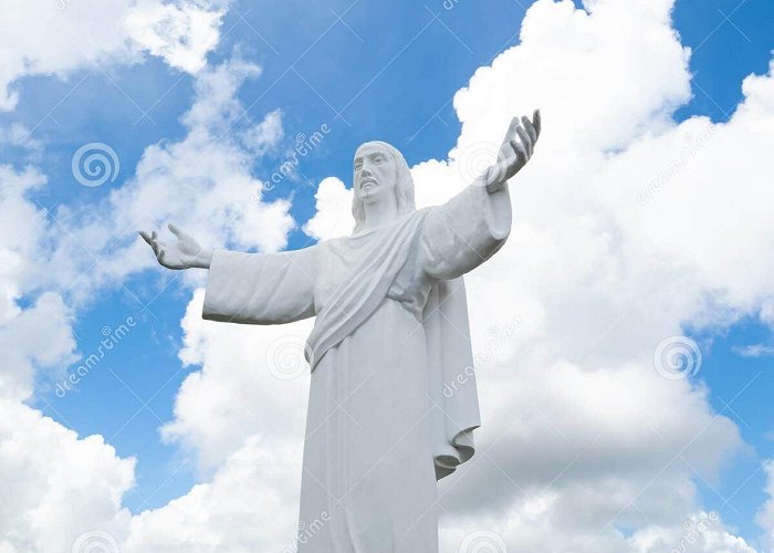 Christ Beach Ilheus, Bahia, Brazil - January 8, 2023 : View of the Statue of ... photo