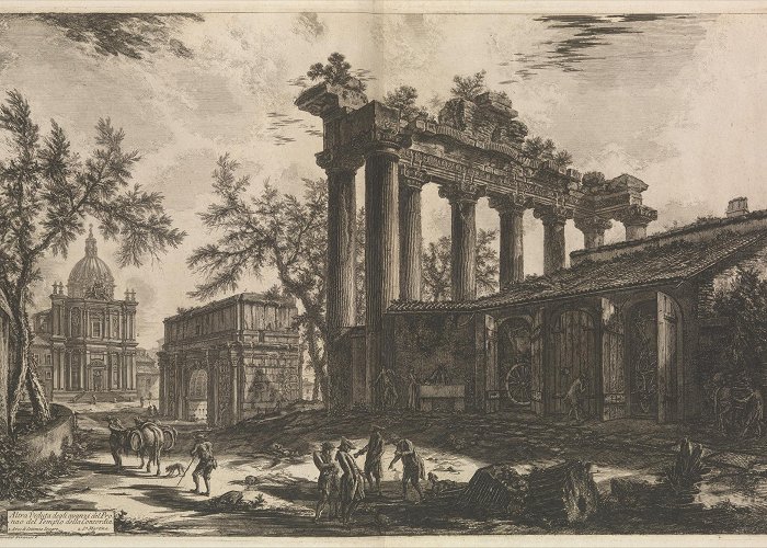 Temple of Concord Giovanni Battista Piranesi | Another view of the remains of the ... photo