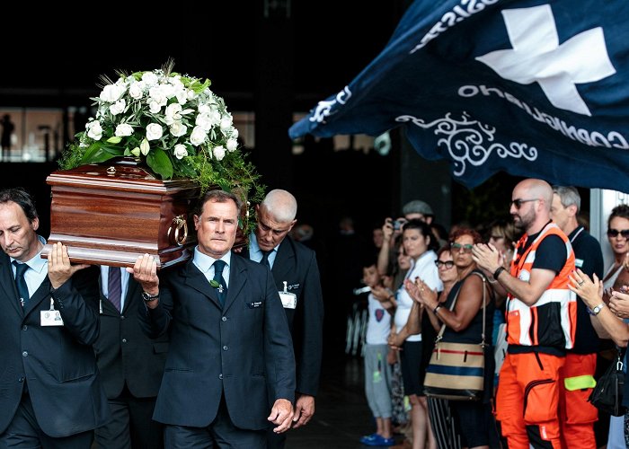 Fiera di Genoa State Funeral Held for Victims in Italy Bridge Collapse as Some ... photo