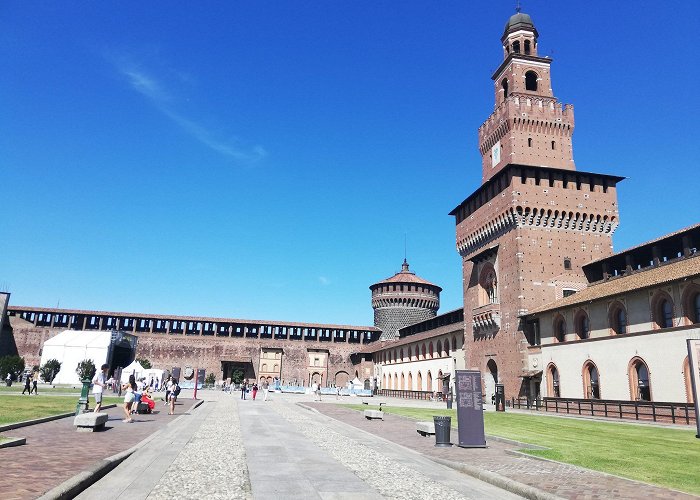 Sforzesco Castle Castello Sforzesco main courtyard » Milan audio guide app » VoiceMap photo