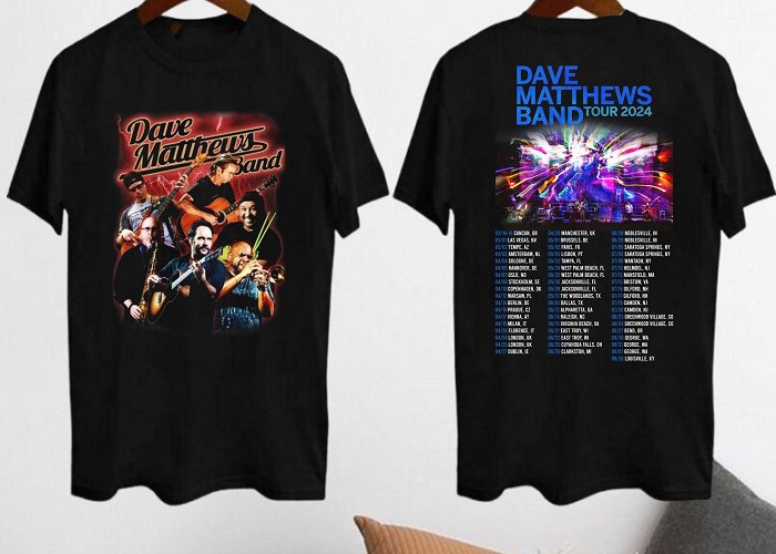 Beach West Dave Matthews Band Tour 2024 Shirt, Dave Matthews Band Summer Tour ... photo