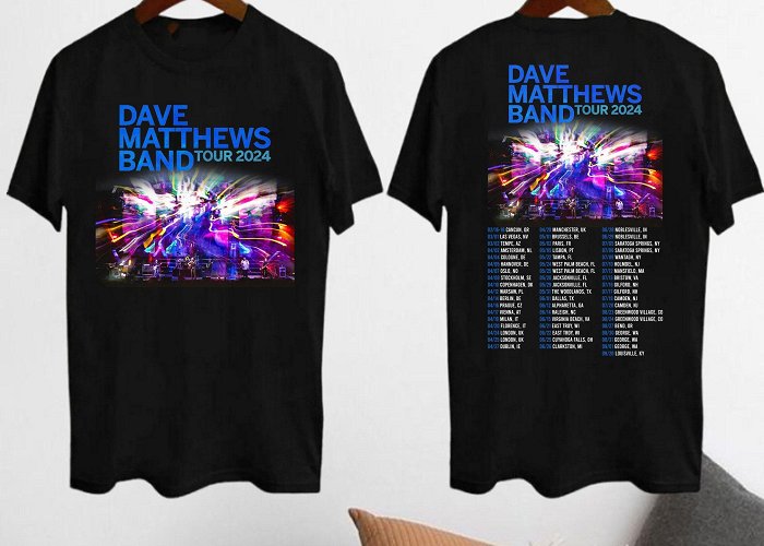 Beach West Dave Matthews Band Summer Tour 2024 T-shirt, Dave Matthews Band ... photo