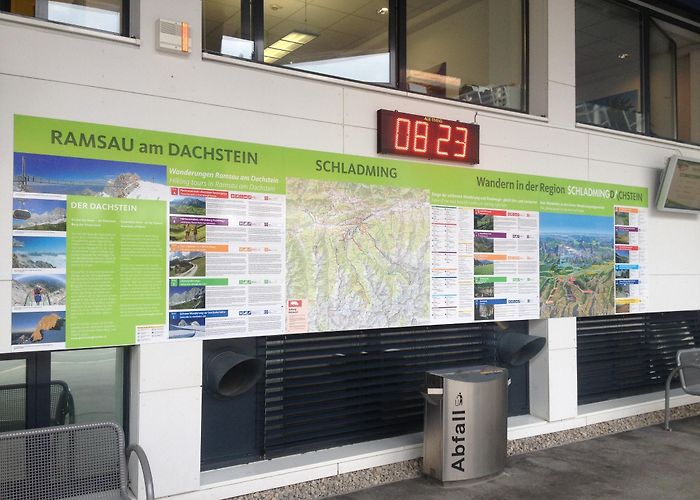 Dachstein Gletscherbahn Hiking trail head Planai Stadium • Service point » outdooractive.com photo