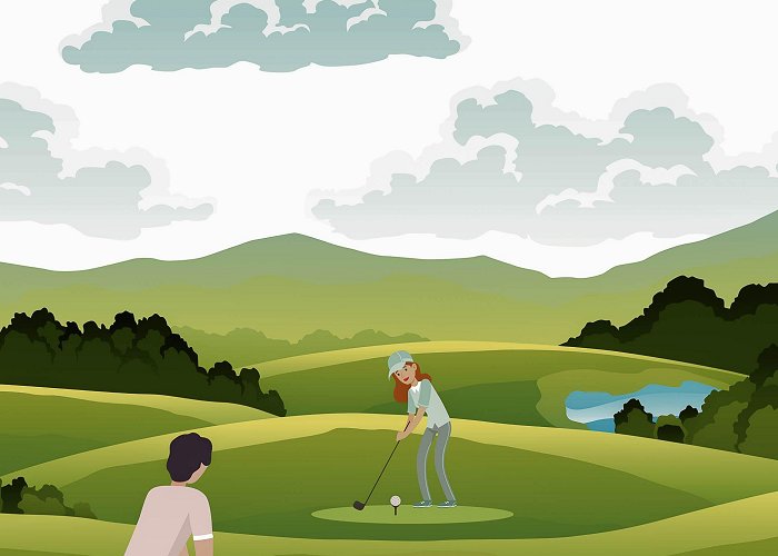 Val Quéven Golf Course Poster Quéven Golf - Etsy UK photo