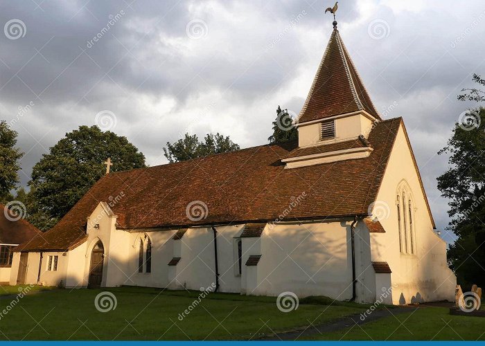 Saint Leonard's Church St Leonard`s Church in the Chiltern Hills of Buckinghamshire Stock ... photo