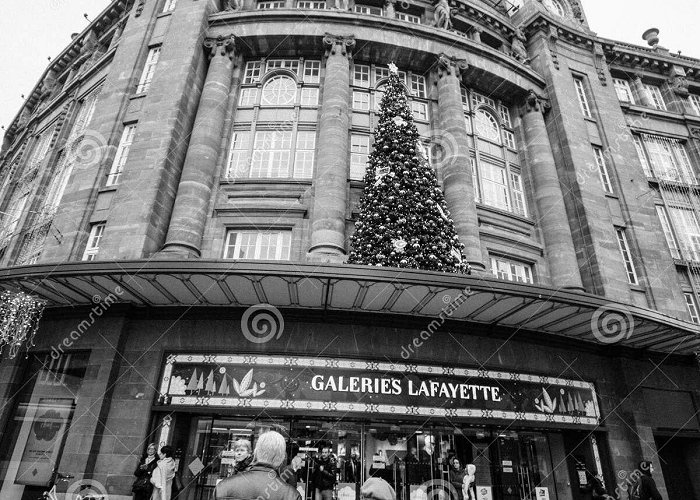 Galeries Lafayette Shopping Centre Strasbourg Galerie Lafayette in Strasbourg Decorated for Winter Holiday ... photo