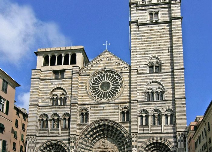 San Lorenzo Square Cathedral of San Lorenzo, Genoa photo